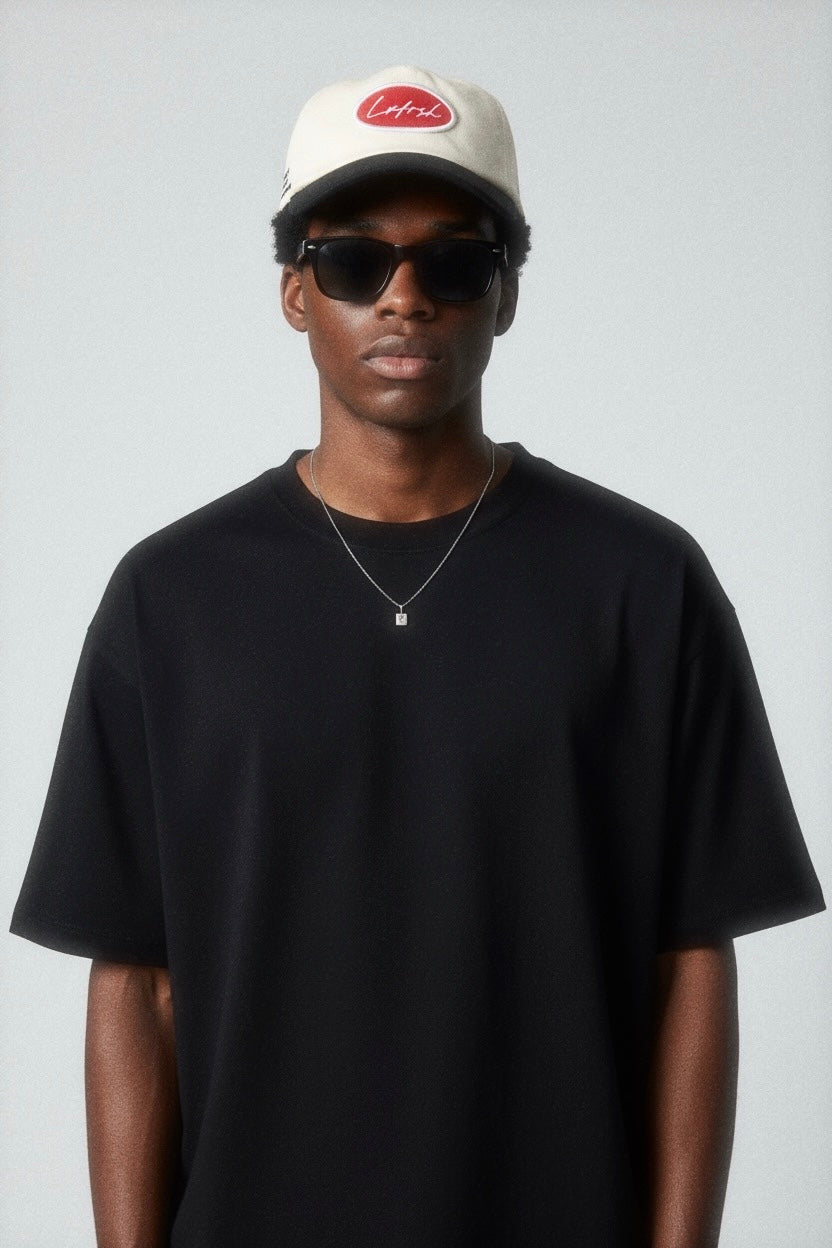 Signature Patch - Cream/Red/Black (unstructured)