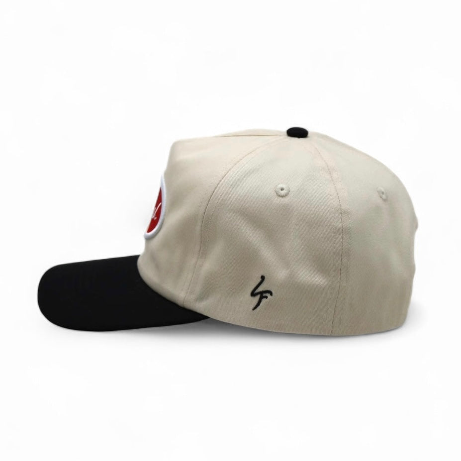Signature Patch - Cream/Red/Black (unstructured)