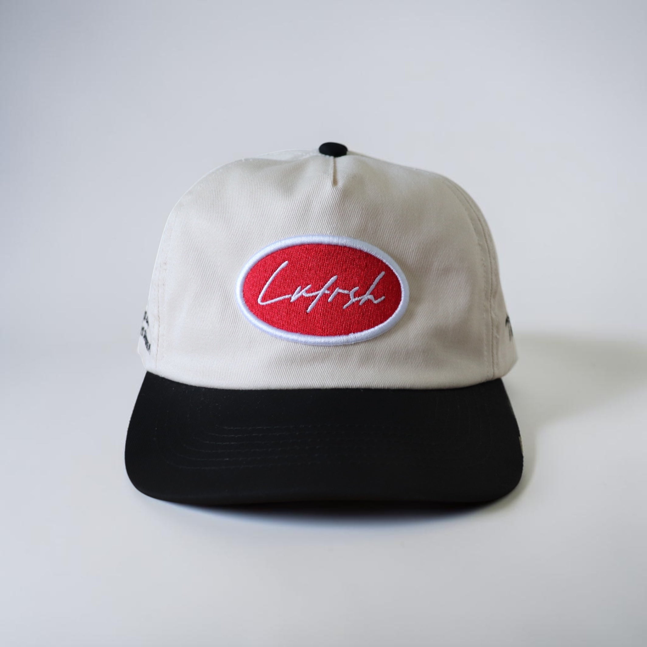 Signature Patch - Cream/Red/Black (unstructured) – L1VEFRESH