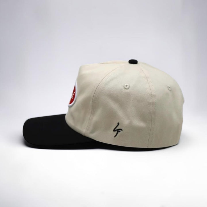Signature Patch - Cream/Red/Black (unstructured)