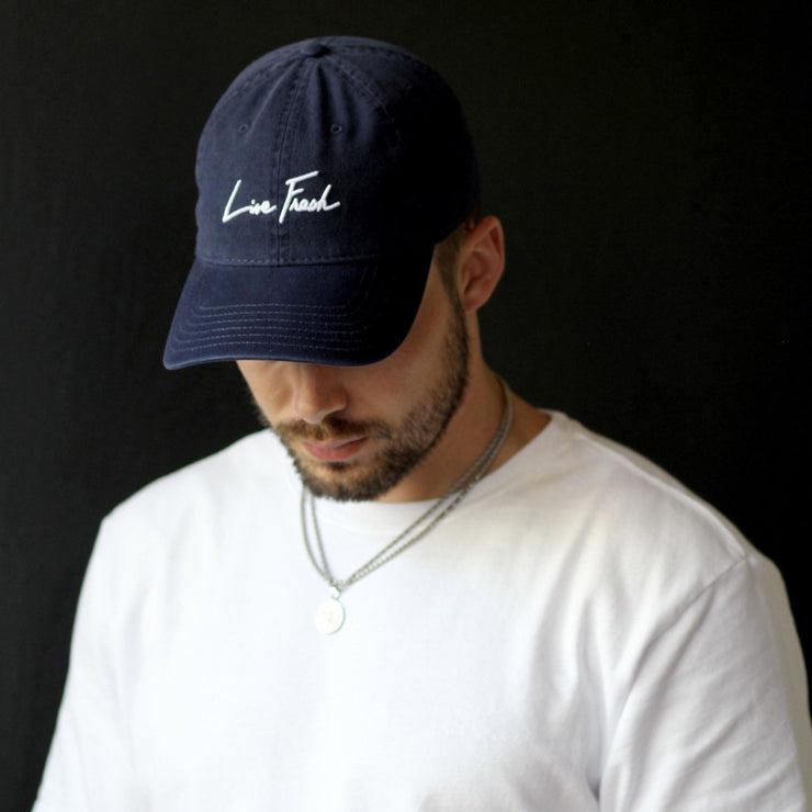 Signature Dad Hat - Navy