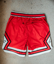LIVEFRESH Retro Shorts - Red