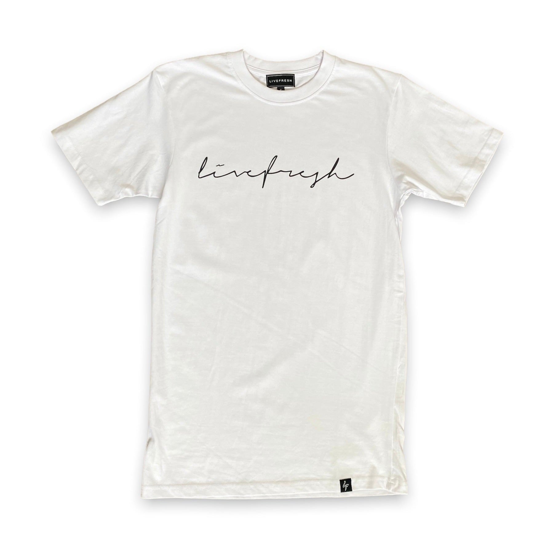 ★LMOOD★ Crack Message Slub Half Sleeve T-Shirt White MUSINSA | LMOOD Crack Message Slub Half Sleeve T-Shirt White