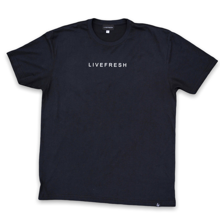 LIVEFRESH Classic T (Unisex) - Black