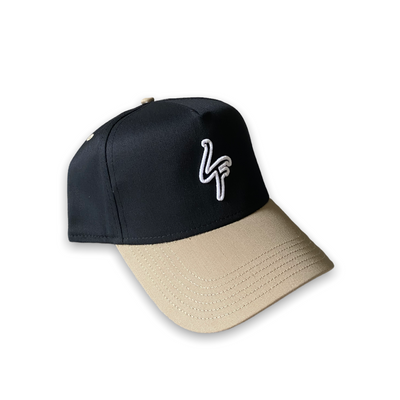LF Stamped Snapback - Black/Khaki