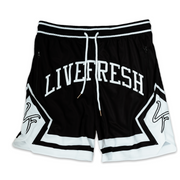 LIVEFRESH Retro Shorts - Black