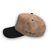 LF Flipped Snapback- Khaki/Black (All Suede)